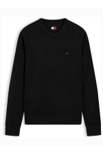 TJM SLIM ESS SWEATER EXT - ΜΑΥΡΟ