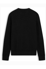 TJM SLIM ESS SWEATER EXT - ΜΑΥΡΟ