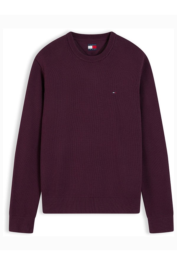 TJM SLIM ESS SWEATER EXT - ΜΠΟΡΝΤΩ