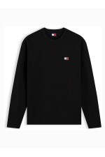 TJM REG BADGE TEE LS - ΜΑΥΡΟ