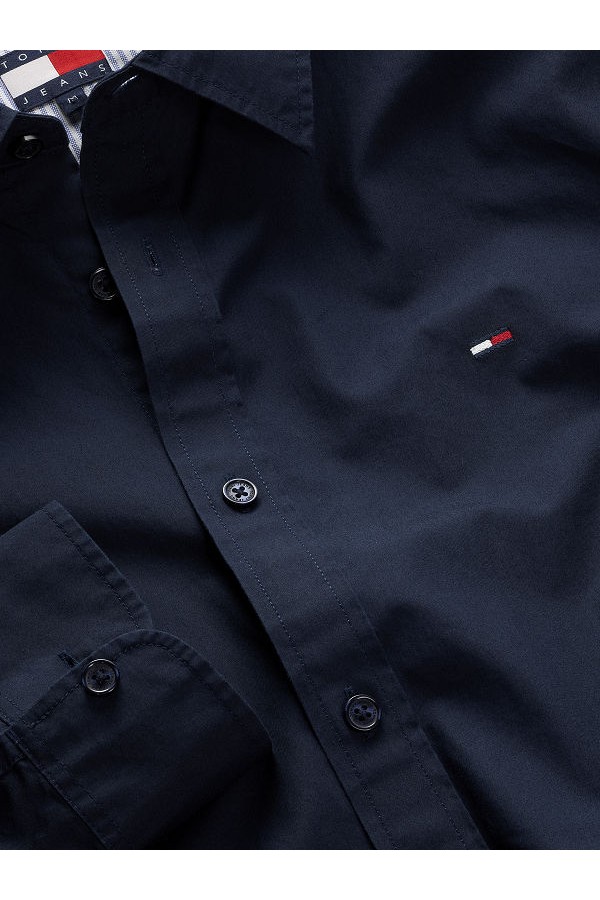 TJM REG POPLIN SHIRT - ΜΠΛΕ