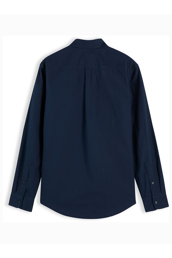 TJM REG POPLIN SHIRT - ΜΠΛΕ