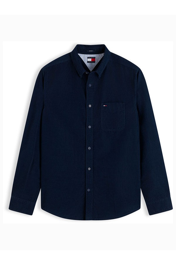TJM REG BABY CORDUROY SHIRT EXT - ΜΠΛΕ