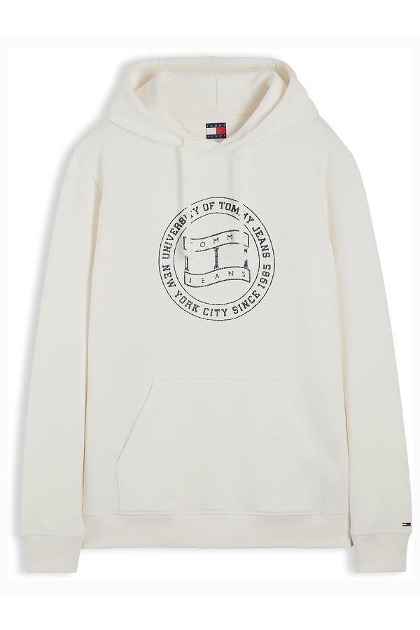 TJM REG CREST HOODIE - ΛΕΥΚΟ