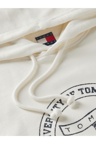 TJM REG CREST HOODIE - ΛΕΥΚΟ