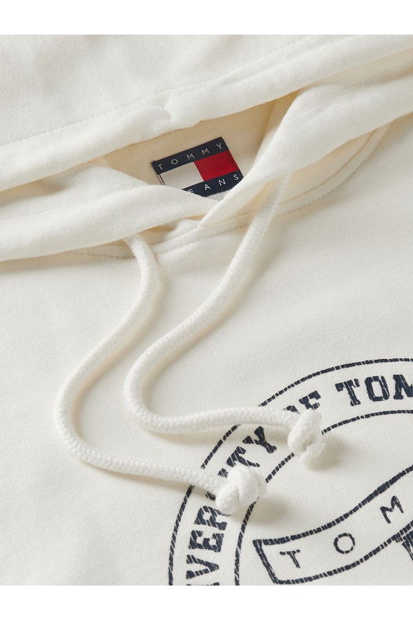 TJM REG CREST HOODIE - ΛΕΥΚΟ