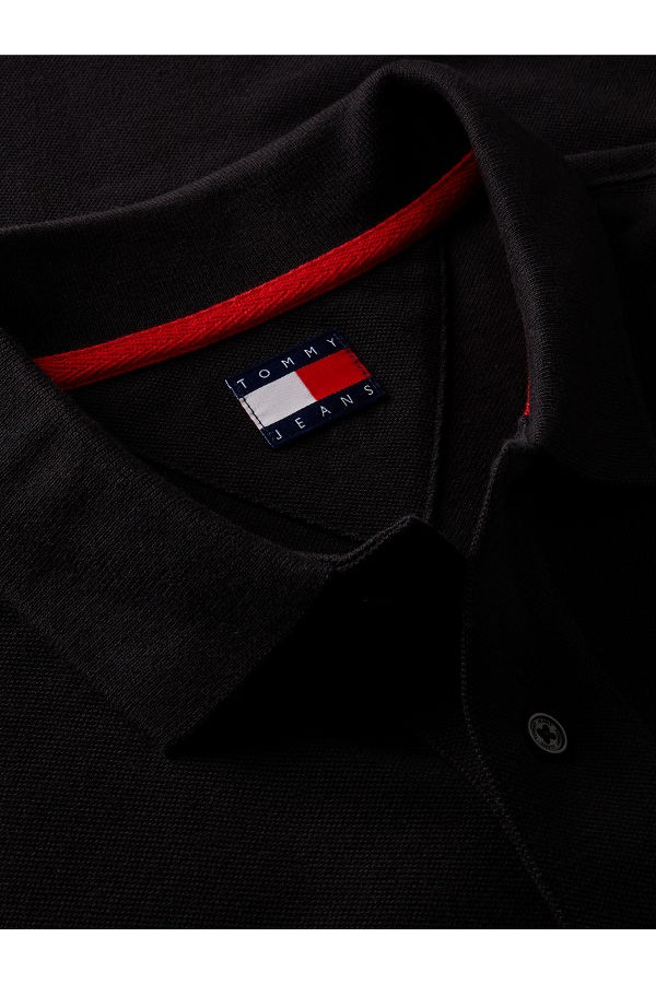 TJM REG ESS POLO LS - ΜΑΥΡΟ