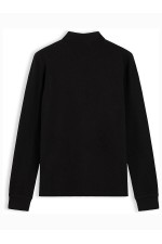 TJM REG ESS POLO LS - ΜΑΥΡΟ