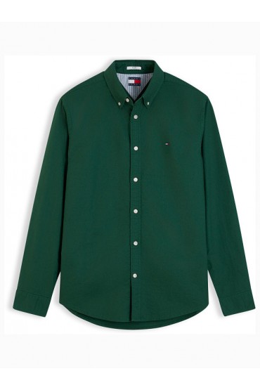 TJM REG OXFORD SHIRT EXT - ΠΡΑΣΙΝΟ