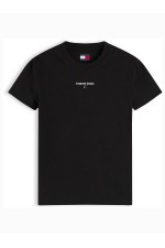 TJW REG CLASSIC LOGO SS TEE - ΜΑΥΡΟ