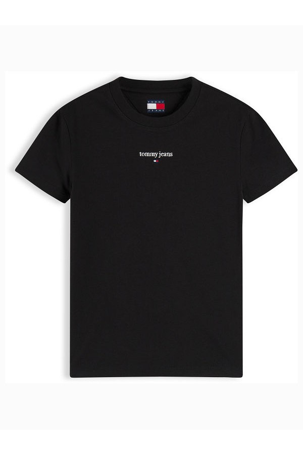 TJW REG CLASSIC LOGO SS TEE - ΜΑΥΡΟ