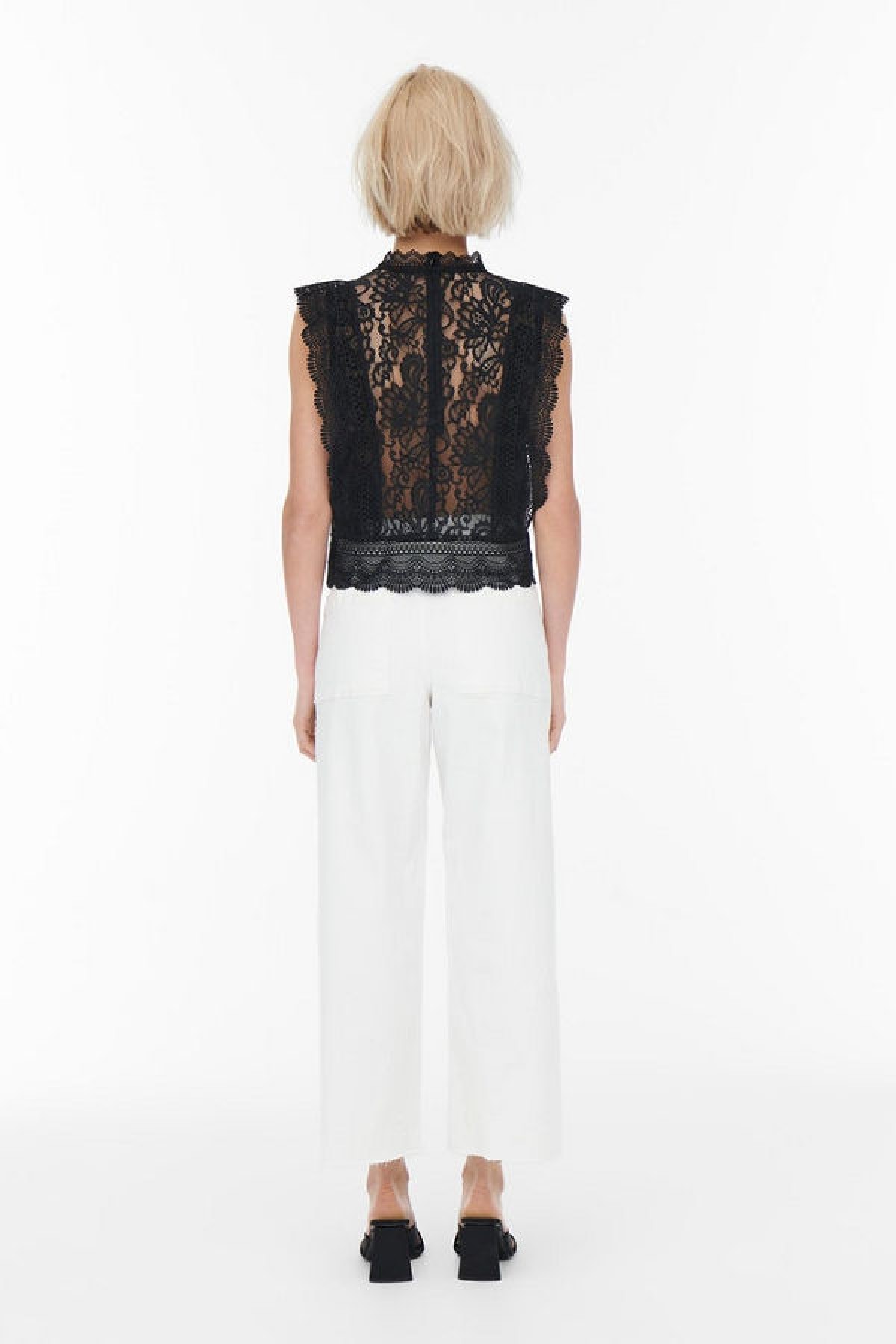 Gilet ONLY Onlnovella Matelassé Avec Ceinture à Nouer - Sans Manches, Col V, Décontracté Pour Femme (idéal Automne) - 3